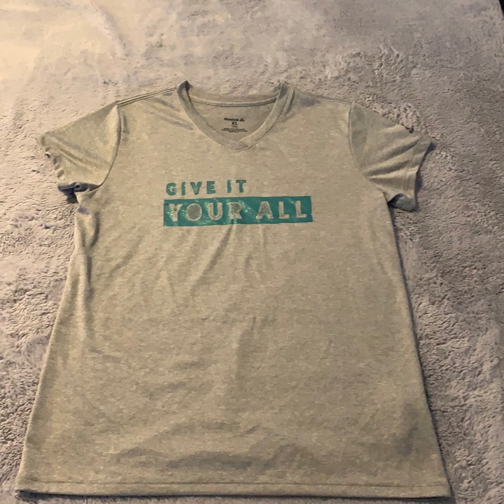 Reebok Short Sleeve T-Shirt Girls XL (16)